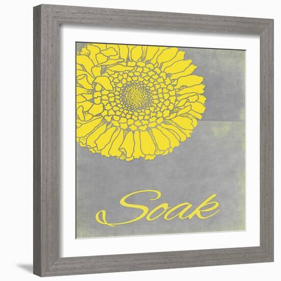 Spa Soak YG-Tina Carlson-Framed Art Print