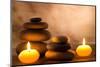 Spa Still Life with Aromatic Candles-Kesu01-Mounted Photographic Print