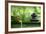 Spa Still Life With Bamboo Fountain And Zen Stone-Liang Zhang-Framed Photographic Print