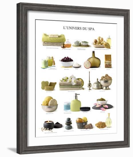 Spa-null-Framed Art Print