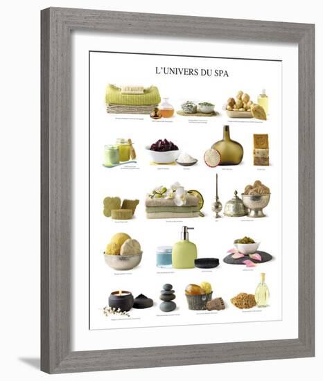 Spa-null-Framed Art Print