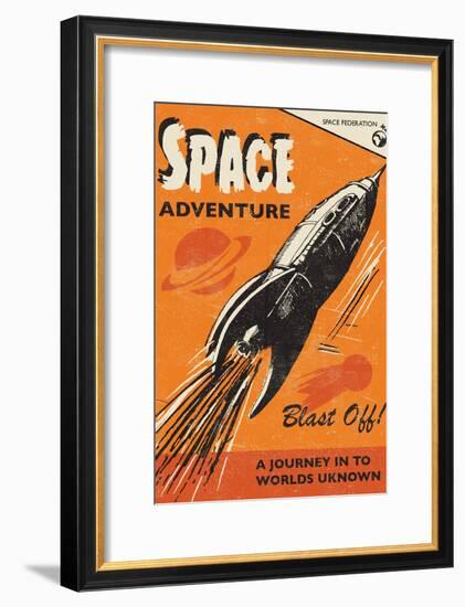 Space Adventure-Rocket 68-Framed Giclee Print