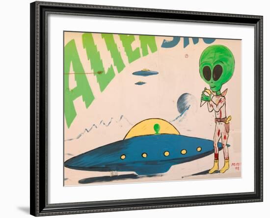 Space Alien Statue, Roswell, New Mexico, USA-Walter Bibikow-Framed Photographic Print