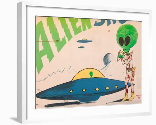 Space Alien Statue, Roswell, New Mexico, USA-Walter Bibikow-Framed Photographic Print