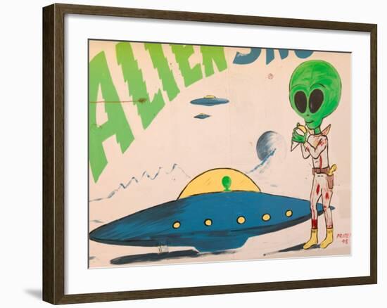 Space Alien Statue, Roswell, New Mexico, USA-Walter Bibikow-Framed Photographic Print