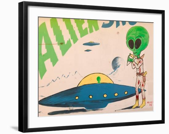 Space Alien Statue, Roswell, New Mexico, USA-Walter Bibikow-Framed Photographic Print