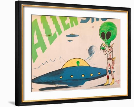 Space Alien Statue, Roswell, New Mexico, USA-Walter Bibikow-Framed Photographic Print