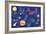 Space and Planets-Elizabeth Caldwell-Framed Giclee Print