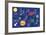 Space and Planets-Elizabeth Caldwell-Framed Giclee Print