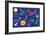 Space and Planets-Elizabeth Caldwell-Framed Giclee Print