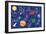 Space and Planets-Elizabeth Caldwell-Framed Giclee Print