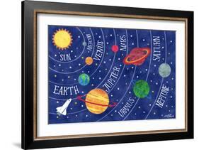 Space and Planets-Elizabeth Caldwell-Framed Giclee Print
