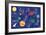 Space and Planets-Elizabeth Caldwell-Framed Giclee Print