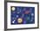 Space and Planets-Elizabeth Caldwell-Framed Giclee Print