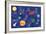 Space and Planets-Elizabeth Caldwell-Framed Giclee Print