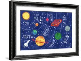 Space and Planets-Elizabeth Caldwell-Framed Giclee Print