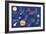 Space and Planets-Elizabeth Caldwell-Framed Giclee Print