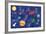 Space and Planets-Elizabeth Caldwell-Framed Giclee Print