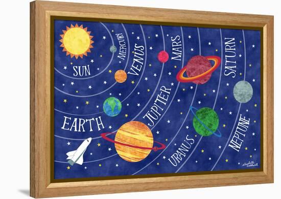 Space and Planets-Elizabeth Caldwell-Framed Premier Image Canvas