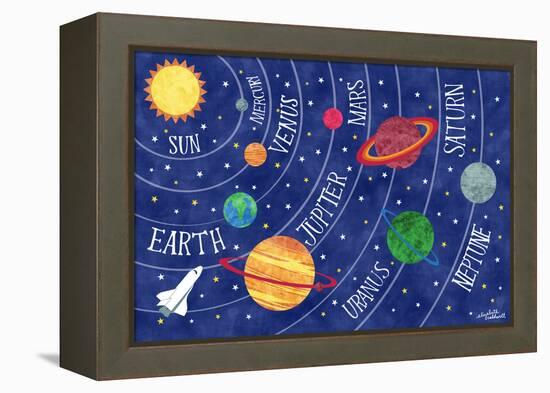 Space and Planets-Elizabeth Caldwell-Framed Premier Image Canvas