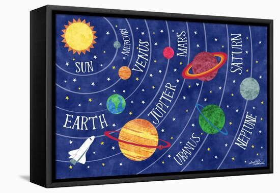 Space and Planets-Elizabeth Caldwell-Framed Premier Image Canvas