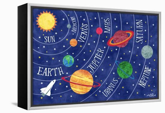 Space and Planets-Elizabeth Caldwell-Framed Premier Image Canvas