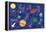 Space and Planets-Elizabeth Caldwell-Framed Premier Image Canvas