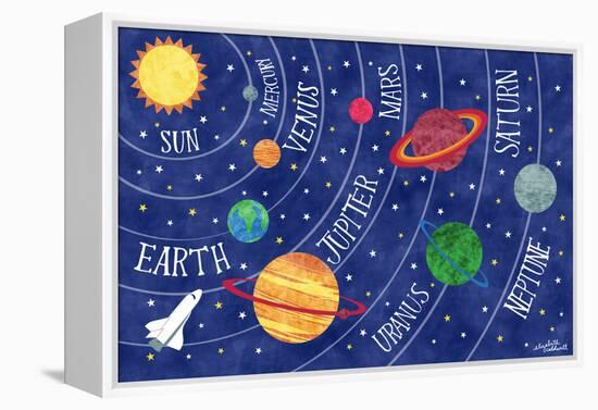 Space and Planets-Elizabeth Caldwell-Framed Premier Image Canvas