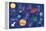 Space and Planets-Elizabeth Caldwell-Framed Premier Image Canvas