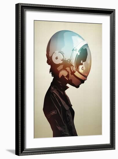 Space Cadet-Hidden Moves-Framed Art Print