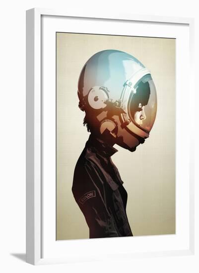 Space Cadet-Hidden Moves-Framed Art Print