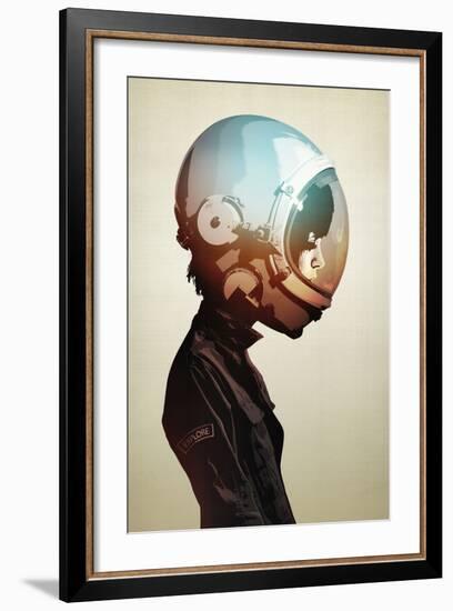 Space Cadet-Hidden Moves-Framed Art Print