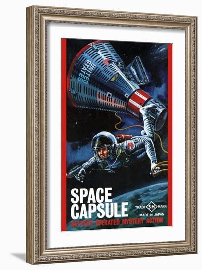 Space Capsule-null-Framed Art Print