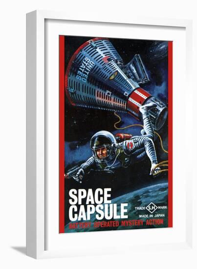 Space Capsule-null-Framed Art Print