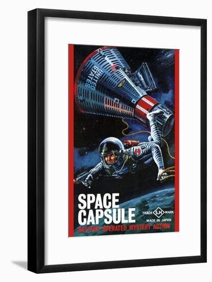 Space Capsule-null-Framed Art Print