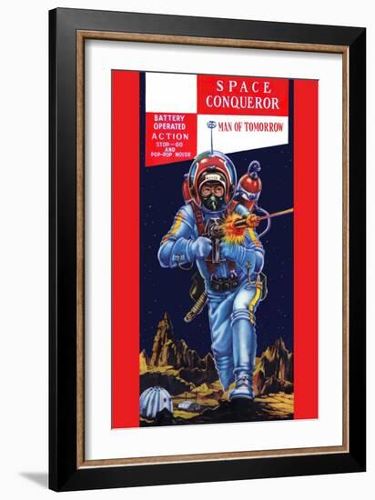 Space Conqueror-null-Framed Art Print