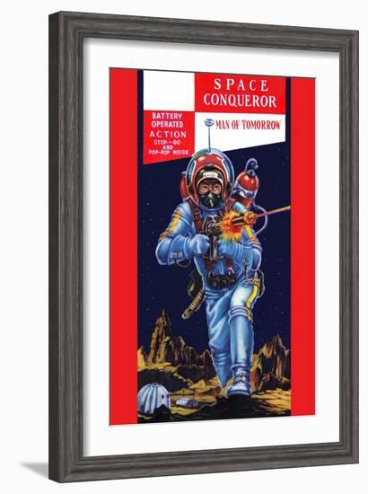 Space Conqueror-null-Framed Art Print