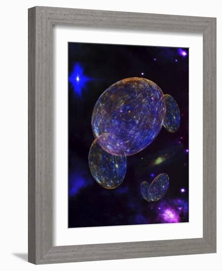 Space Drifters-MusicDreamerArt-Framed Giclee Print