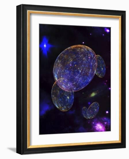 Space Drifters-MusicDreamerArt-Framed Giclee Print