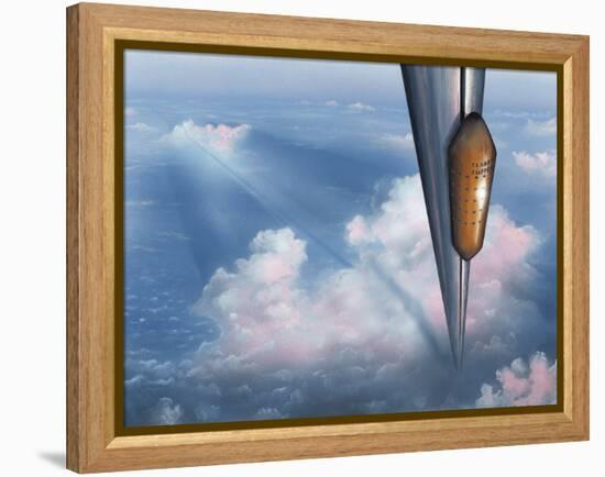 Space Elevator, Artwork-Richard Bizley-Framed Premier Image Canvas