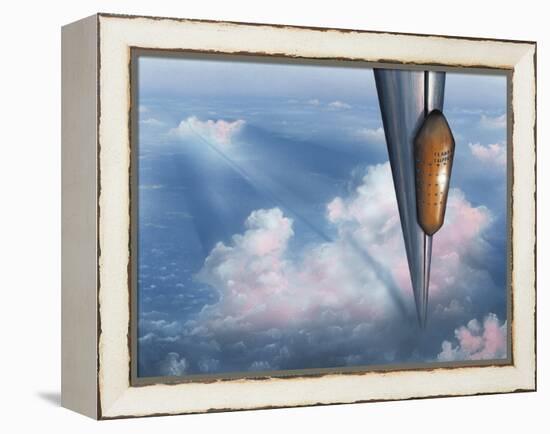 Space Elevator, Artwork-Richard Bizley-Framed Premier Image Canvas