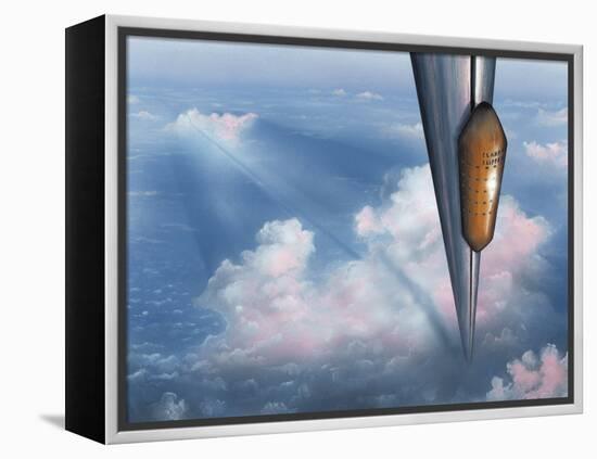 Space Elevator, Artwork-Richard Bizley-Framed Premier Image Canvas