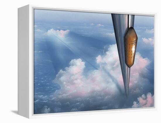 Space Elevator, Artwork-Richard Bizley-Framed Premier Image Canvas