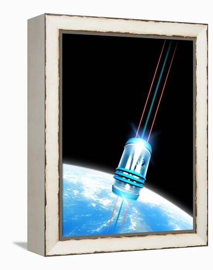 Space Elevator, Artwork-Victor Habbick-Framed Premier Image Canvas