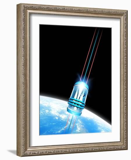 Space Elevator, Artwork-Victor Habbick-Framed Photographic Print