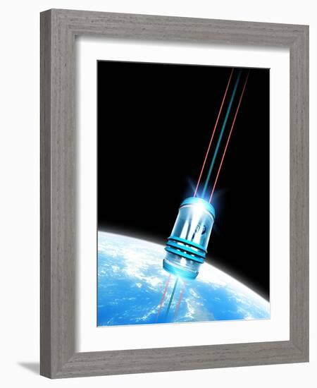 Space Elevator, Artwork-Victor Habbick-Framed Photographic Print