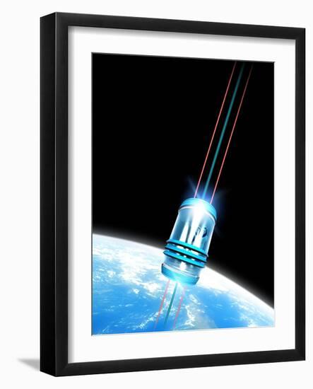 Space Elevator, Artwork-Victor Habbick-Framed Photographic Print