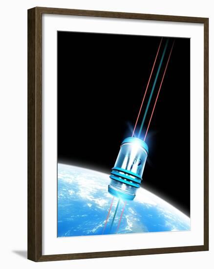 Space Elevator, Artwork-Victor Habbick-Framed Photographic Print