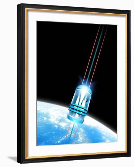 Space Elevator, Artwork-Victor Habbick-Framed Photographic Print