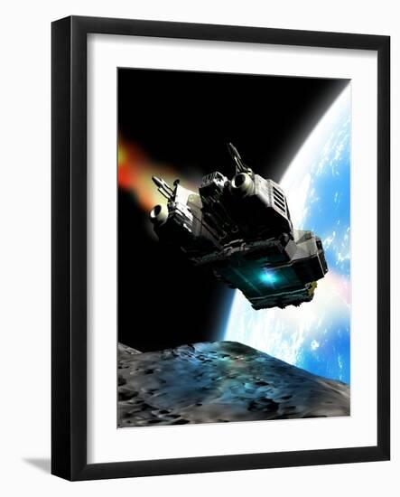 Space Exploration, Artwork-Victor Habbick-Framed Photographic Print